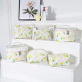 Large Capacity PU Printing Makeup Washing Cleaning Storage Bag Custom Made Travel Cosmetic Bags Set