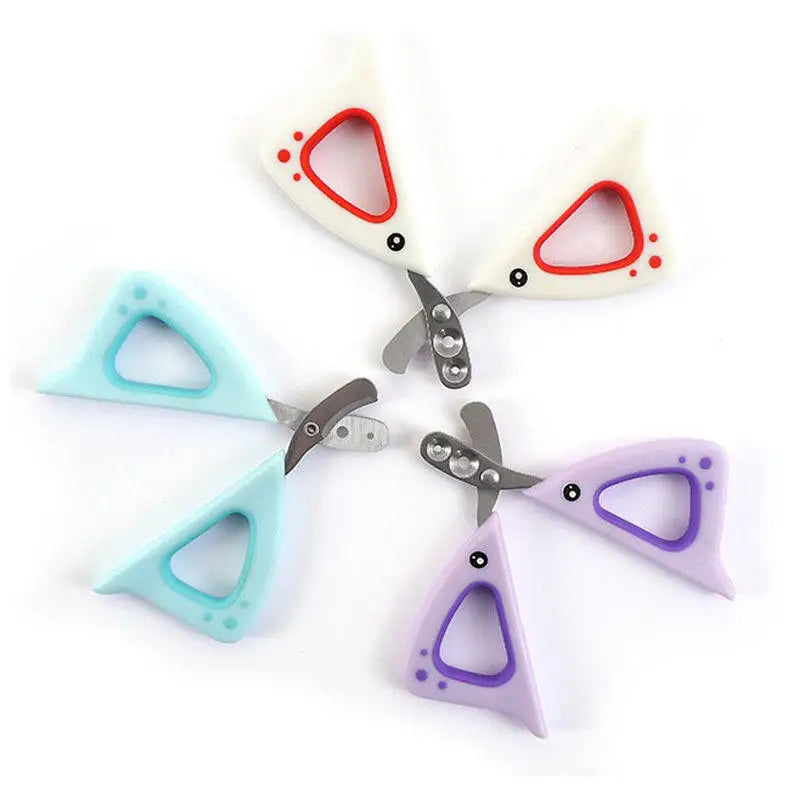 Safe Anti-Splash Stainless Steel Cartoon Design Eco-Friendly Cut Protection Pet Nail Clippers Trimmer for Cats Dogs Rabbits
