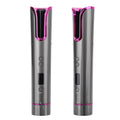 Cordless Mini Portable Rose Ceramic in Automatic Curl Iron Barrel Tools Rechargeable Curls Automatic Hair Curler