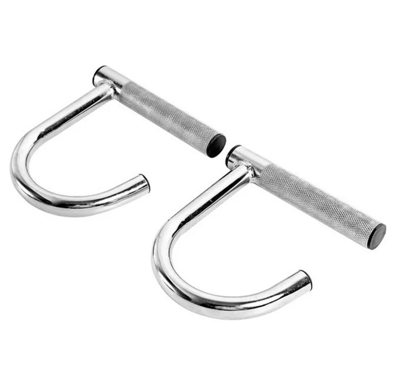 Metal Resistance Band Handles Pull up Assistance Grip Knurled Surface Handles for Elastic Band Gym Weightlifting Workouts Loops