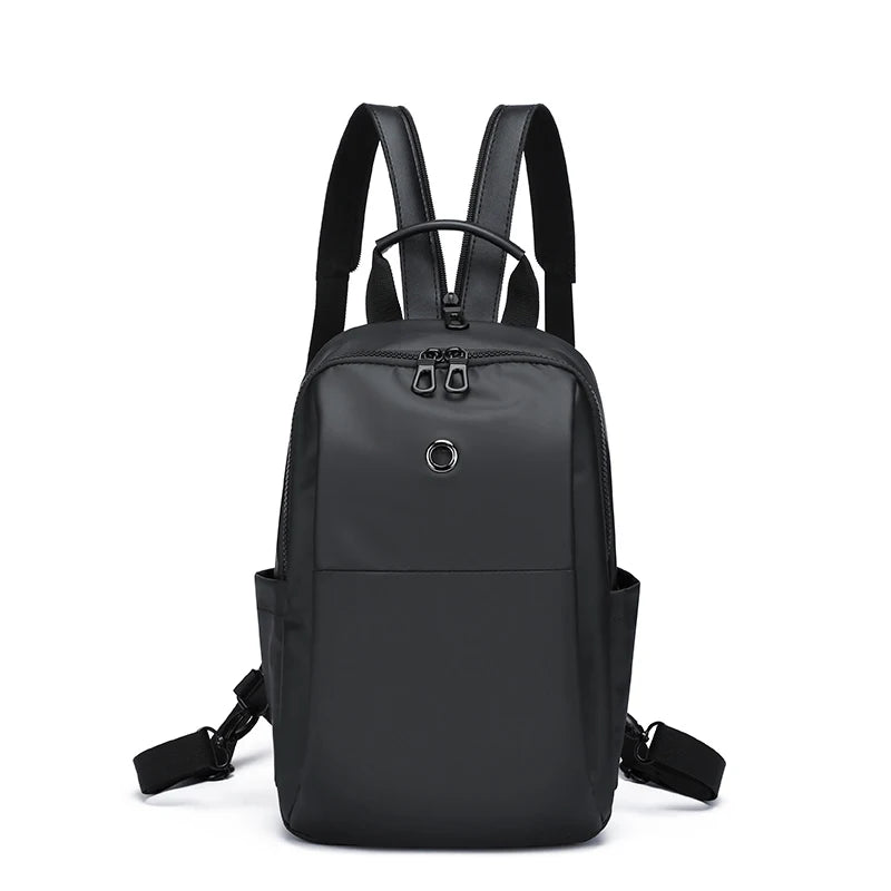 Wholesale Waterproof Leather Casual Sports Small Chest Bag Backpacks Men's Sling Shoulder Crossbody Messenger Bags