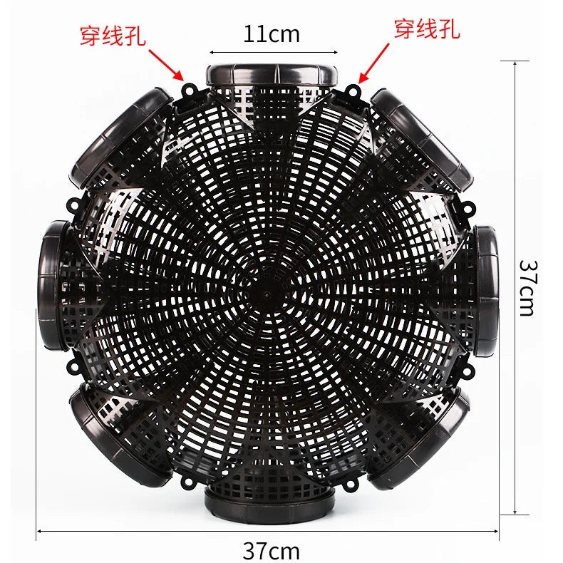 Reinforced Durable Plastic Fishing Net Fish Trap Net for Eel Loach River Lake Fishing Strong Predator Catching Net