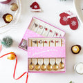 2022 Christmas Gift Stainless Steel Dessert Coffee Gold Spoon Stirring Spoon 6 Pieces Set