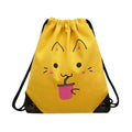 Sample Canvas Drawstring Bag for Kids Backpack of Children Small Storage Bag Portable Travel Sport Backpack