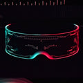 DOISYER 2022 New Fashion Science and Technology of Glasses  Bar Dance Music Festival Colorful and Cool LED Luminous Glasses
