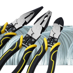 Industrial Grade Wire Cutters CR-V Labor-Saving Diagonal Pliers Multifunctional Eectrician Stripper Crimper Cutting Hand Tool
