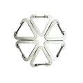 3MM Triangle Carabiner Mini Clip Custom Carabiners Aluminum Carabiner Clip Hook Apparel Accessory Bag Buckle   Snap Hook