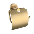 Bathroom Accessory Brushed Gold Tissue Holder Toilet Paper Roll Holder With Cover