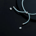 925 Sterling Silver End Caps for DIY Rope Jewelry Making 2mm 3mm 4mm Inner Diameter Ending Buckle Jewelry Findings & Components