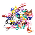100pcs 6*12mm  Colors  Lobster Claw Clasps Hooks for Jewelry Making Finding DIY Necklace Bracelet Chain