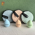 Latex-Free Vegan Makeup Sponge Set with Soft Feeling & Washable Design for Liquid Cream Powder Foundation Blending