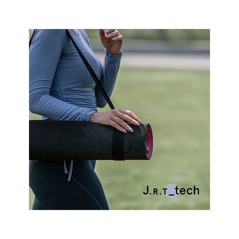 JRT Wholesale Manufacturer Custom Natural Rubber Yoga Mat 100% Biodegradable Organic Yoga Mat