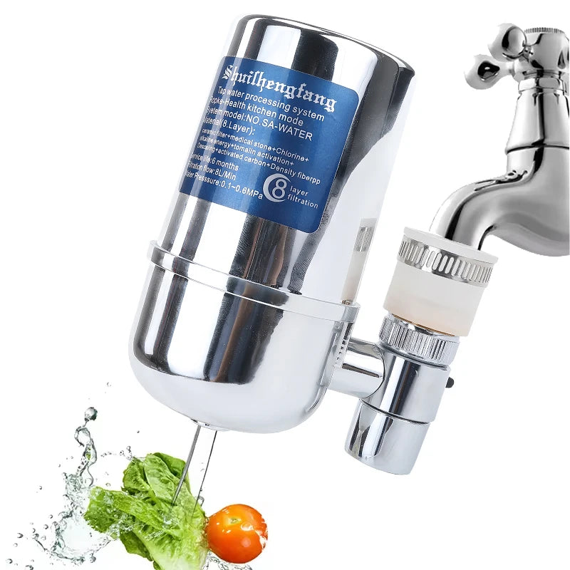 Home Drinking Water Purifier System Manual Distiller Plastic Water Purifier Filter Manual Faucet Kitchen Accessory