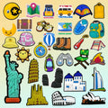 Customized Wholesale Pvc Travel Clog Sandal Accessories Statue of Liberty Shoes Decorations Scenic Spots Compass Shoe Charms