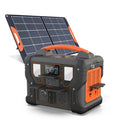 300W Solar Powered Battery Pack | Portable 110V 220V Backup Power Station for Outdoor Camping Home Use