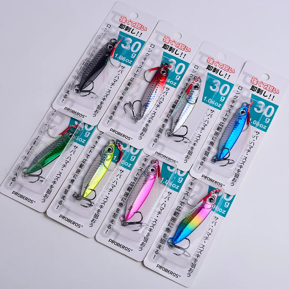 Metal Casting Jig Spoon 7-30g Sinking Jigging Pesca Bait Jigging Lure Fishing Lures Sinking