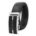 LQbelt Men's Automatic Buckle Belt Male Genuine Leather Belts for Men Ratchet Custom LOGO Factory