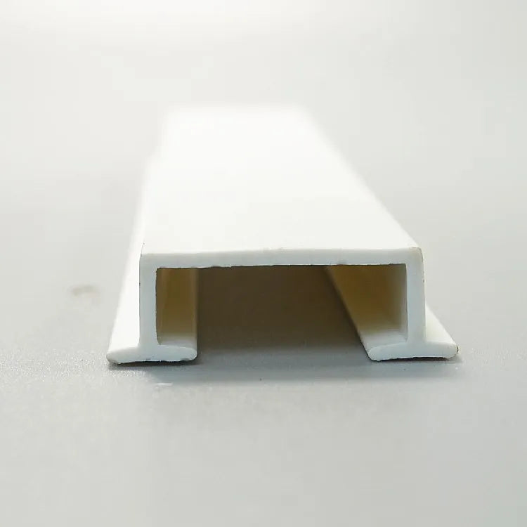 Plastic Pvc C Channel Profile Strip Clip-on Label Holder for Supermarket Shelves