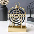 Iron Eco-Friendly Mosquito Incense Holder Birdcage Design Coil Holder for Outdoor Home Garden Accessories