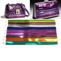 Colorful Elastic Embossed Patent PU Faux Leather Sheets Waterproof Anti-Mildew for Handbags Car Upholstery Sofa Furniture Crafts MegaBDM