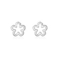925 Sterling Silver Lovely Flower Stud Earrings for Women 2022 New Trend Personality Lady Fashion Jewelry