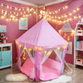 Wind Valley Children Play Tent Waterproof PVC Castle Playhouse Single-Layer for 2 Children to Play Together