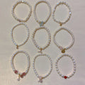 DAIHE Ins Irregular Freshwater Pearl Bracelet Elasticity Adjustable French Pearl Bracelet