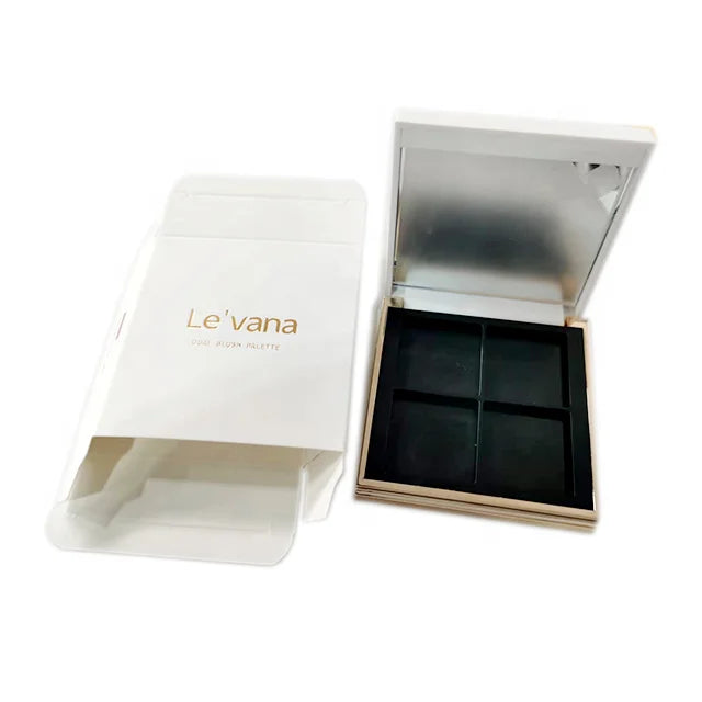 New Design Custom with logo Box Packaging White Makeup Cosmetic Card Packaging for Blush Gift Box