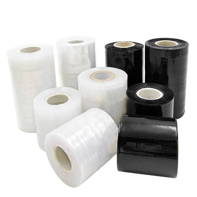 6Cm 8Cm 10Cm Small LLDPE Clear Black Hand Wrap Film Shrink Stretch Wrap