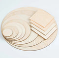 Unfinished Round Wood Discs Blank Wooden Circles for Craft DIY Painting