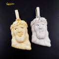 Iced Out Hip Hop Jewelry VVS Moissanite Diamond Pendant Sterling Silver Jesus Pendant Necklace Pendant