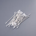 White Round Double Head Tip Cotton Swabs Paper Lint Free Stick Swabs