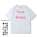 100% CottoPlain Blank Closely-Knit Sirospun Combed Cotton 210g Short-Sleeve T-Shirt