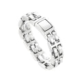 KALEN 230mm Casual Polished Stainless Steel Watchband Links Bracelet for Man