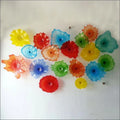 Factory Price Luxury Wall Plate Modern Living Room Decorative Flowers Wall Art Home Decor
