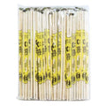 Wholesale Cheap Price Paper Opp Wrapped Accept Customized Logo Sushi Twin Tensoge Round Natural Bamboo Disposable Chopsticks
