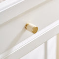 JAYA Nordic Brass Leather Handle and Handle Furniture Door Drawer Kitchen Door Handles Door Knob