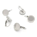 Factory Price Stainless Steel French Kidney Ear Wire Loop Hook Earring Base Clip Backs Jewelry Findings & Components