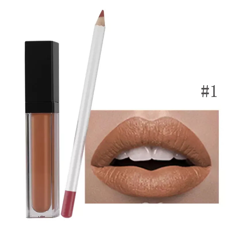 Wholesale Lipgloss and Lipliner  Packaging or Lipliners Set Support Customization