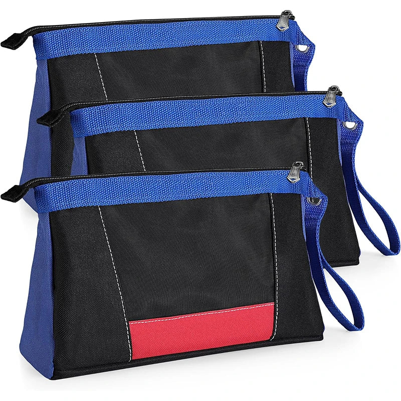 7.5cm 7''X12'' Waterproof 600D Polyester Utility Bag Pouch 17L Capacity Messenger Style Storage Organizer Tools OEM/ODM Zipper