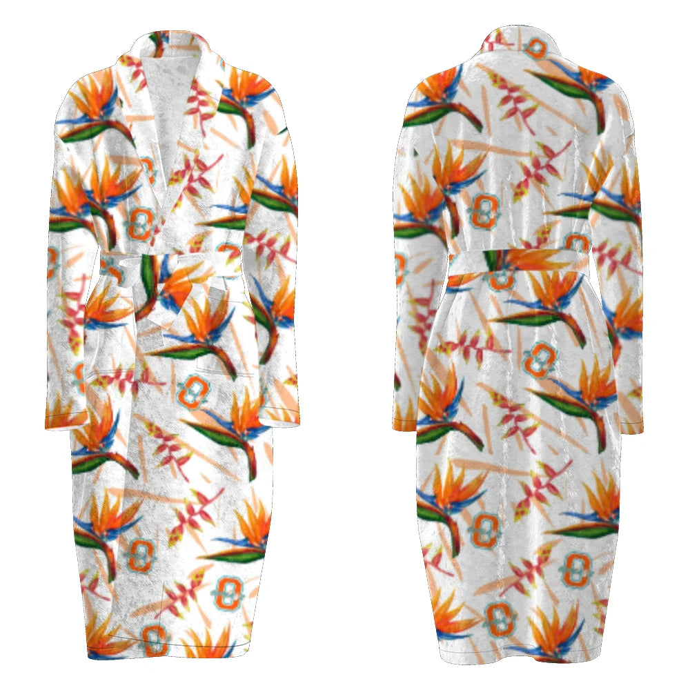Wintertime New Style Men's Nightwear Gown Dressing V-Neck Flannel Soft Comfortable Belt Sleepwear Nightgown for Men Bathrobe