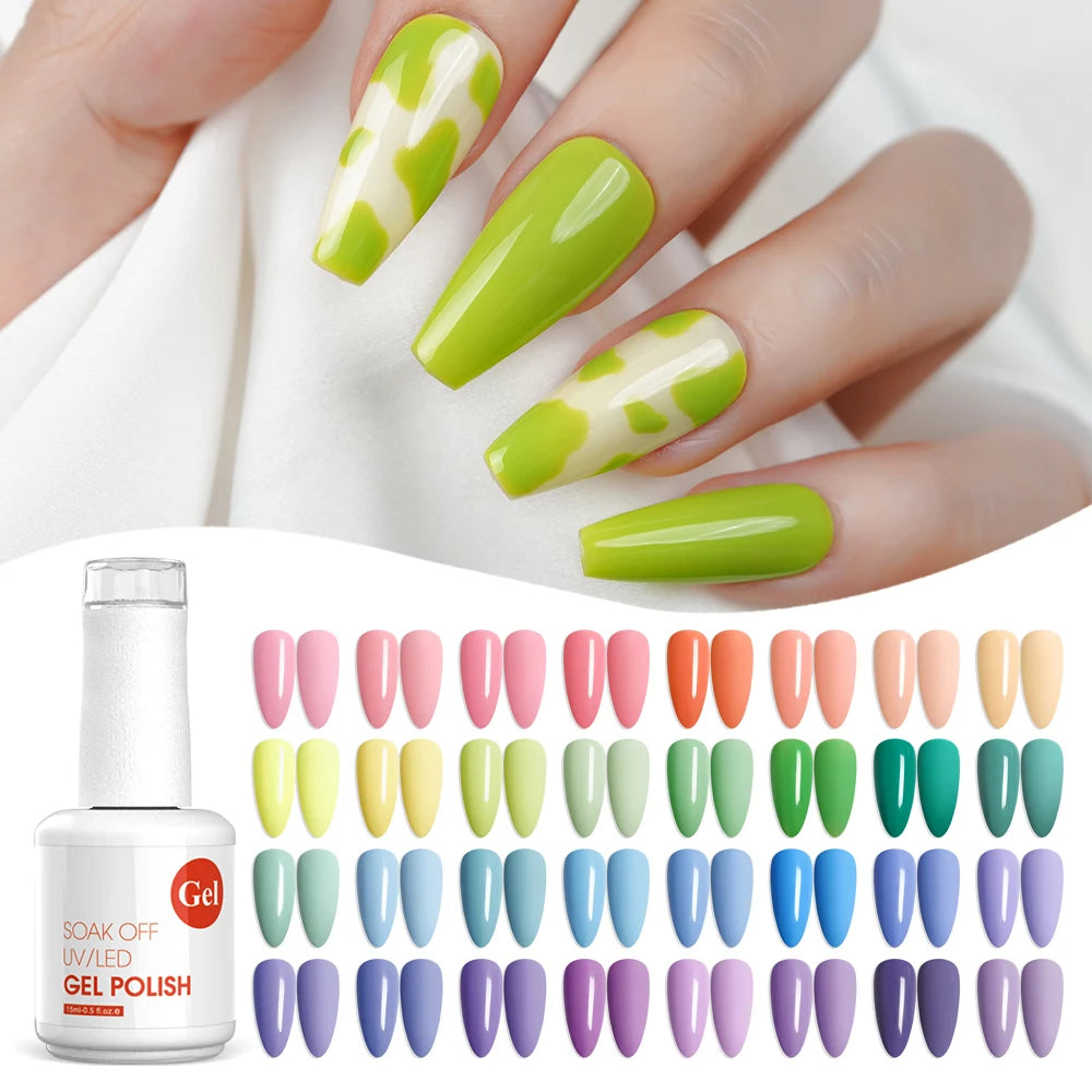 240 Colors Hema Free Gel Polish Professionnel Wholesale Supplies UV Led Ensemble De En Gel UV Semi Permanent Vernis Ongles