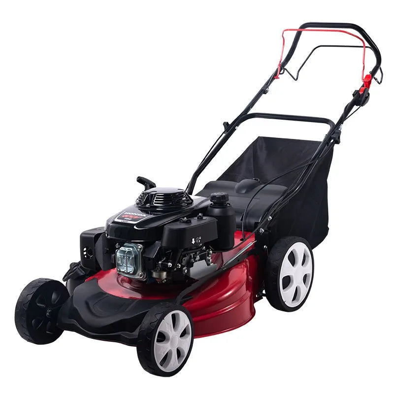 4 Stroke Gasoline Lawn Mower Lawn Mower Air-cooled Self-propelled Lawn Mower Garden Trolley