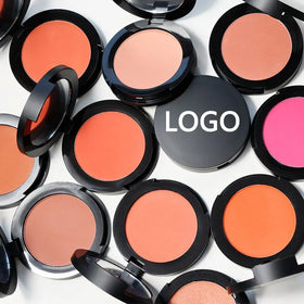 Wholesale Vegan Cosmetics Blush Pink Mineral Pressed Blusher Unbranded Pigmented Powder Blush Private Label