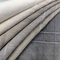 M&Y RW1547 Natural Jacquard Weave Jute Cotton Blend Fabric Furniture Sofa & Curtain Fabric Breathable Plain Yarn Dyed Knitted