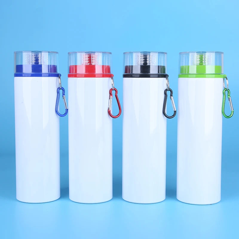 600ML Blank Eco-Friendly Metal Water Bottle Sublimation Tumbler Coffee Cup Aluminum Heat Press MegaBDM