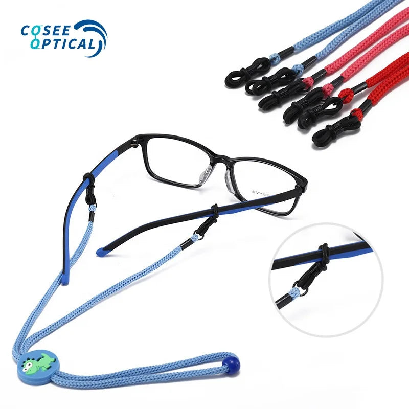 Kids Safety Glasses Neck Cord Anti Slip Sports Eyeglasses Sunglasses Strap Eyewear Retainer for Children