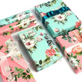 Green Flower 80GSM Thick Gift Wrapping Paper Wholesale High Quality Gift Wrapping Paper Sheet