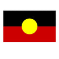 Aboriginal Australian Flag Custom Logo Double Sided Digital Printing Polyester Material for Promotional Decorative Purposes