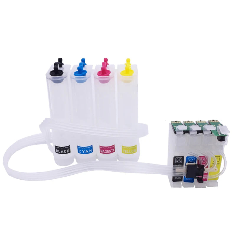 T1631-T1634 CISS Ink System With ARC Chip for Epson WF-2010 WF-2510 WF-2520 WF-2530 WF-2540 WF-2750 WF-2760 T1621-T1624 CISS